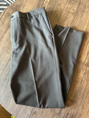 Dockers Charcoal Gray Pants with Orange Accent